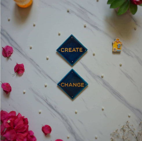 Large Fridge Magnet - Happy Words - Thoughtful Gift & Souvenir